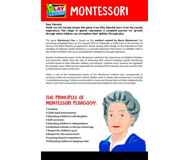 Joc Montessori - Scoala de scris