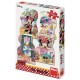 Puzzle 4 in 1 - Minnie si Daisy in vacanta (4 x 54 piese)