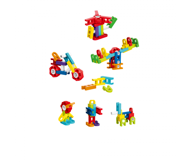 Set de constructie STEAM in cutiuta - Fun Blocks (26 piese)