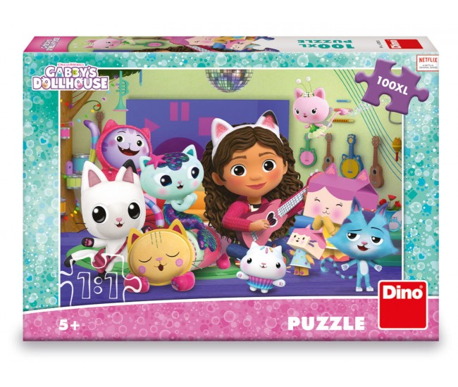 Puzzle - Gabby si ora de muzica  (100 piese XL )