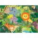 Puzzle deschide ferestrele - Jungla ( 20 piese)