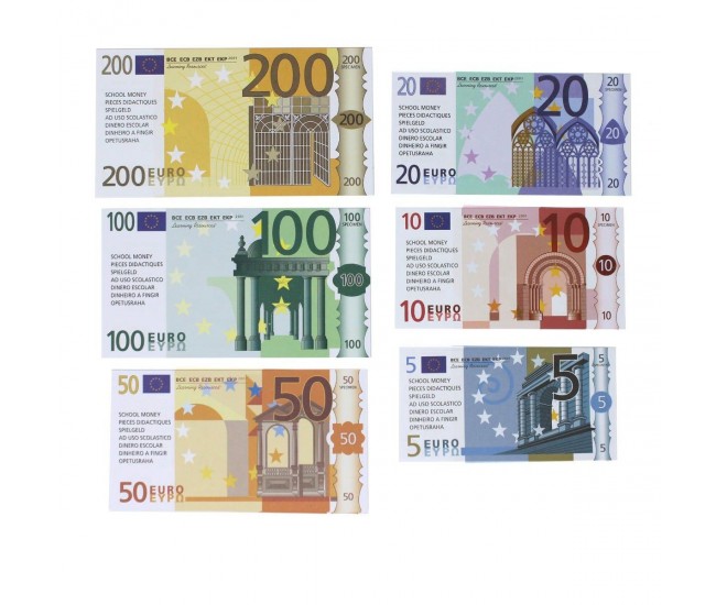 Set de bani de jucarie (Euro)