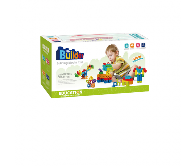 Set de constructie STEAM - Micutul constructor (200 piese)