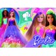 Puzzle de colorat maxi - Barbie (4 x 48 de piese)