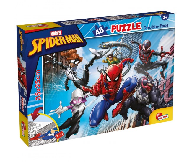 Puzzle de colorat - Spiderman (48 de piese)