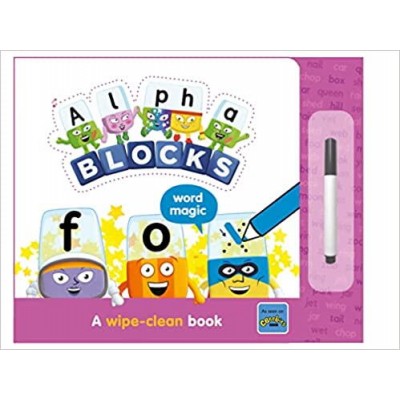 Carticica Scriu si Sterg  Alphablocks - Cuvinte magice