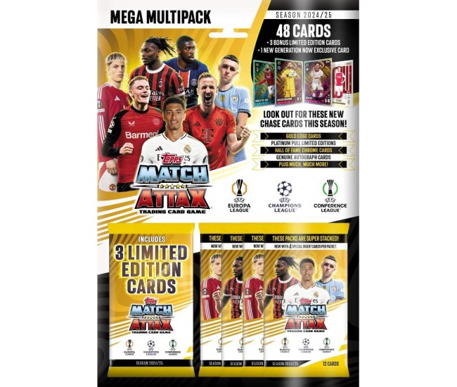 Set cartonase Mega Multipack - Topps Match Attax 24/25