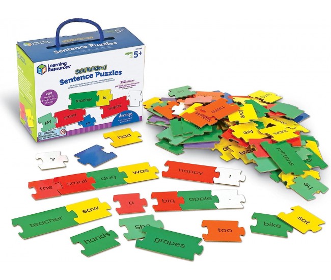 Set activitati educative - Puzzle cu propozitii (lb.engleza)