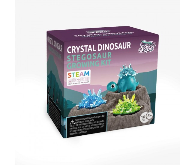 Set experimente - Cristal si dinozaur (Stegosaur)