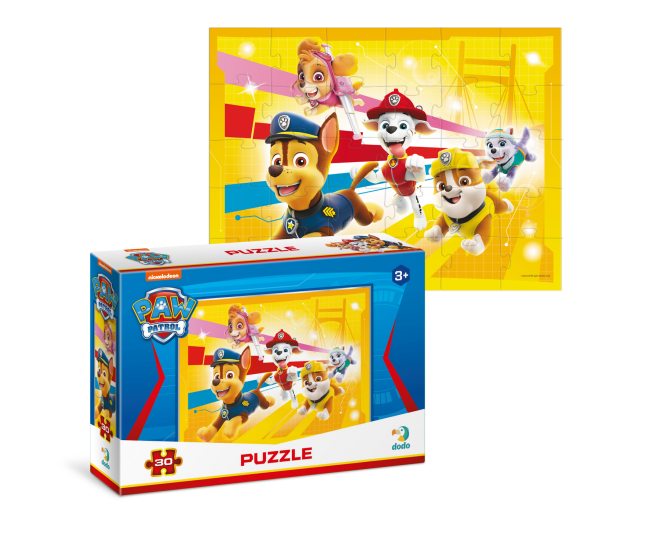 Puzzle - Patrula Catelusilor: Misiune speciala (30 piese)