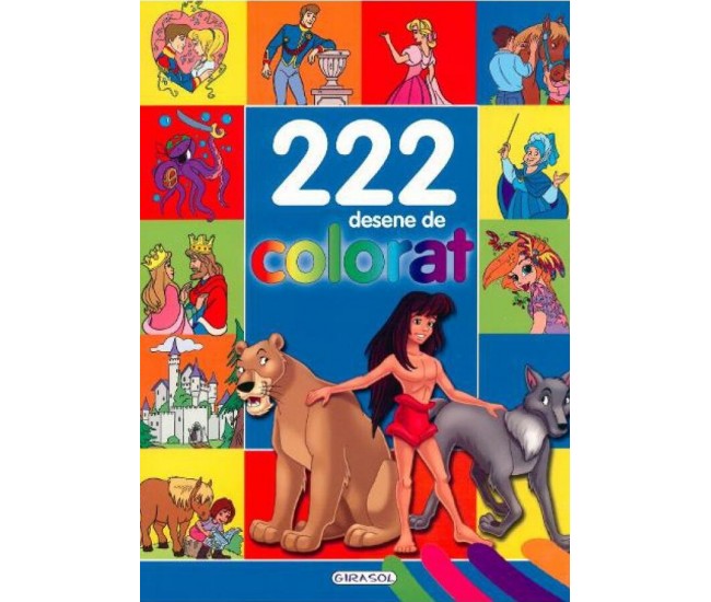 222 desene de colorat