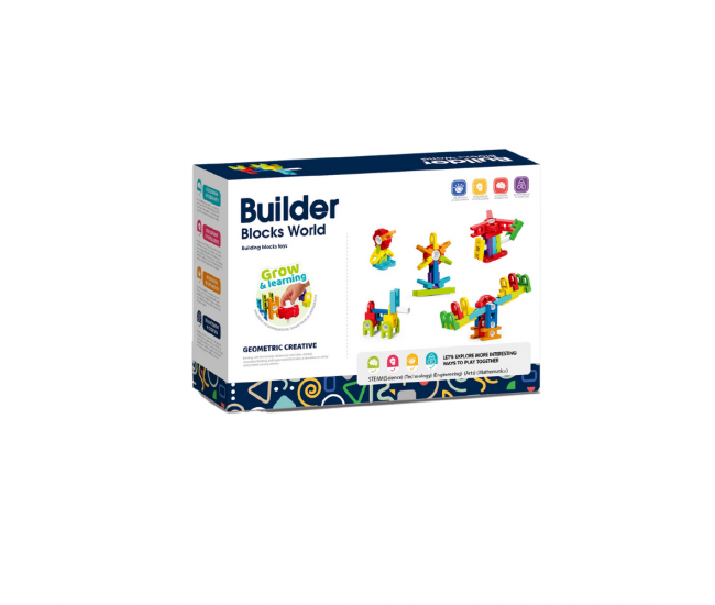 Set de constructie STEAM - Fun Blocks (26 piese)