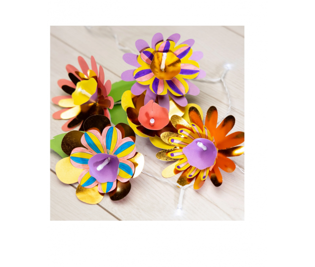 Set creativ - Floricele cu LED