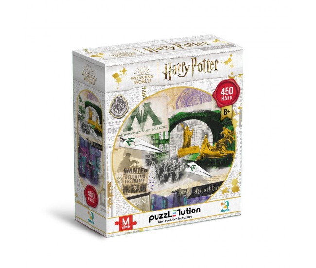 Puzzle Harry Potter - Ministerul Magiei & Aleea Nocturn (450 piese)