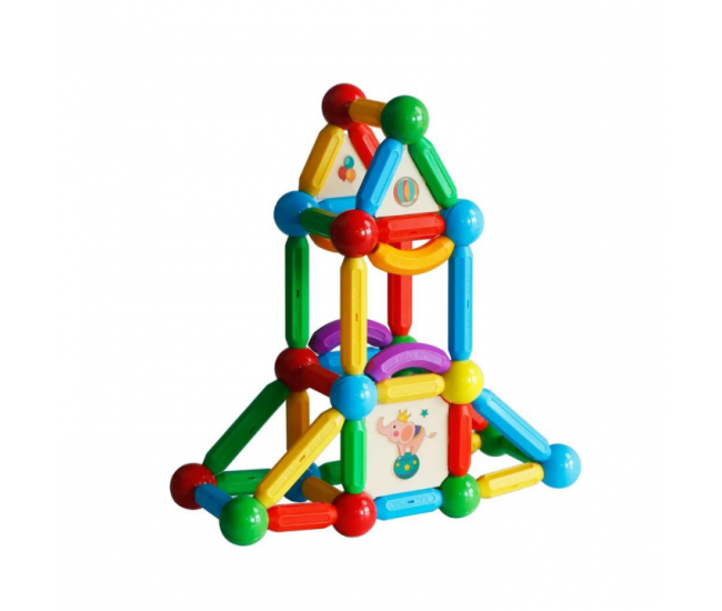 Set de constructie magnetic - STICK (103 piese)