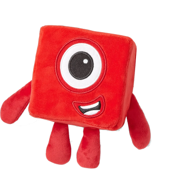 Mascota din plus Numberblocks - Unu