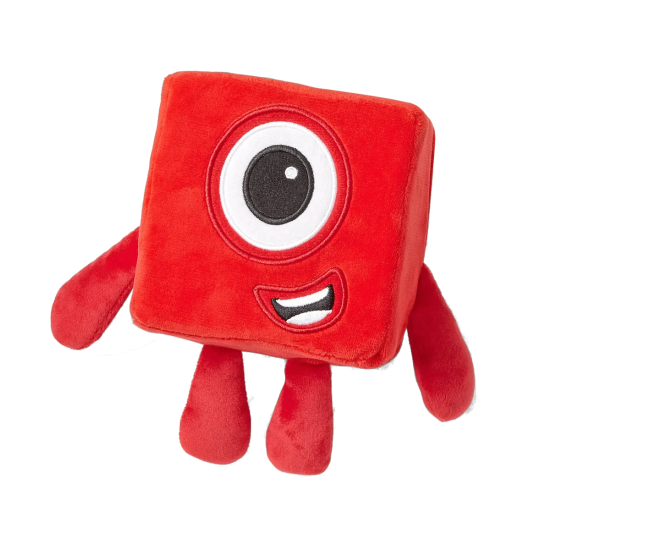 Mascota din plus Numberblocks - Unu