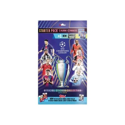 Set album abtibilduri Topps 2025 UEFA Champions League - Starter Pack