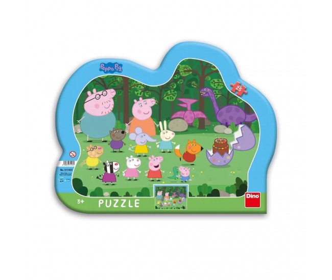 Puzzle cu rama - Peppa Pig (25 piese)