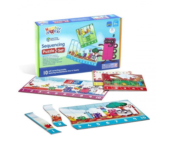 Puzzle - Exersam numaratul de la 1 -20 - Numberblocks