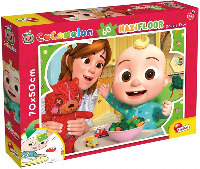 Puzzle de colorat maxi - Cocomelon la masa (60 piese)