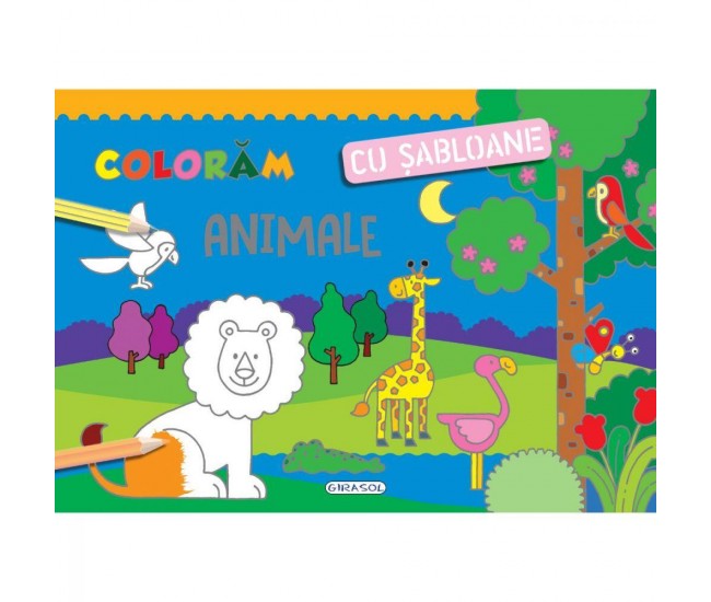 Coloram cu sabloane - Animale