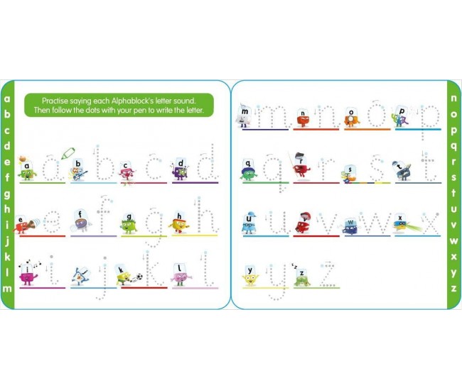 Carticica Scriu si sterg Alphablocks - Primele cuvinte