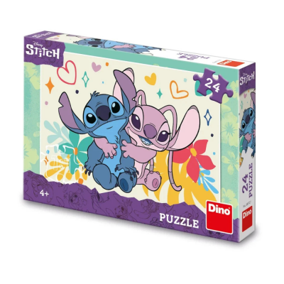 Puzzle - Stitch si Angel (24 piese)