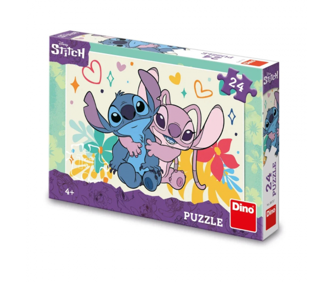 Puzzle - Stitch si Angel (24 piese)