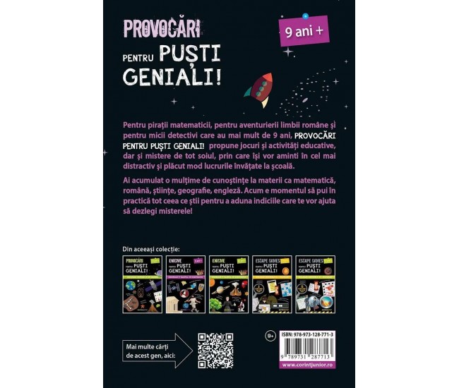 Provocari pentru pusti geniali – 9 ani