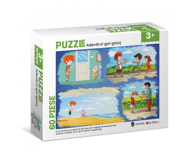 Puzzle - Adevarul gol-golut (60 piese)