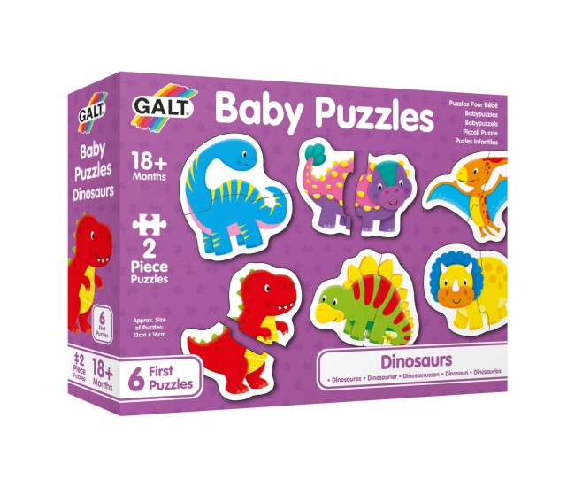 Baby Puzzle: Dinozauri (2 piese)