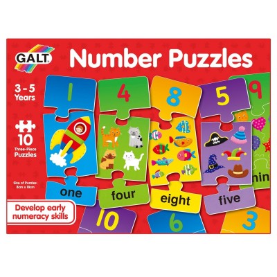 Puzzle cu numere (3 piese)