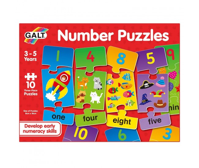 Puzzle cu numere (3 piese)