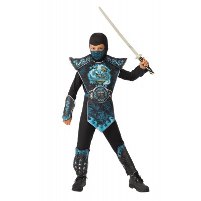 Costum de carnaval - Ninja Dragon Albastru