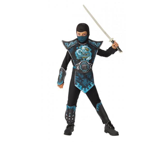 Costum de carnaval - Ninja Dragon Albastru