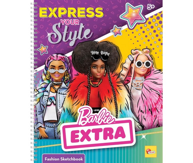 Carte de colorat cu activitati Barbie  - Stilul tau