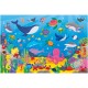 Puzzle Podea: Numaram animalute marine (30 piese)