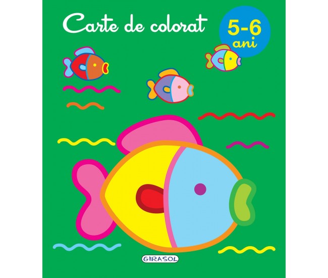 Carte de colorat 5-6 ani