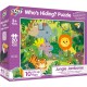 Puzzle deschide ferestrele - Jungla ( 20 piese)