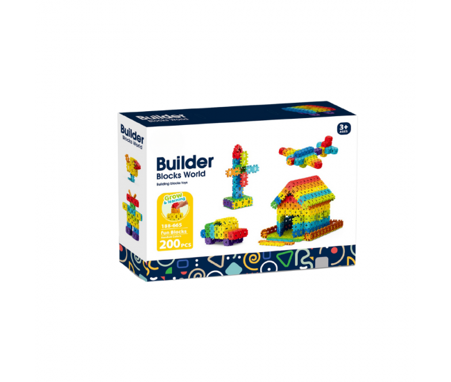 Set de constructie STEAM - Micutul matematician (200 piese)