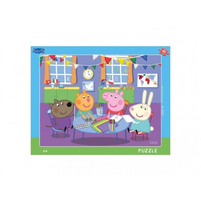 Puzzle cu rama - Purcelusa Peppa (40 piese)