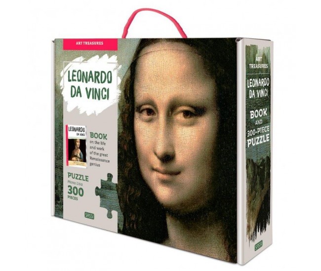 Puzzle Mona Lisa (300 piese+carte)