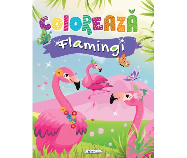 Coloreaza - Flamingi