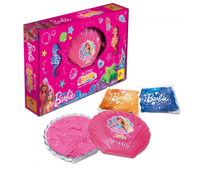 Set nisip kinetic Barbie - Scoica magica