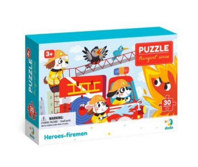 Puzzle - Eroii pompieri (30 piese)