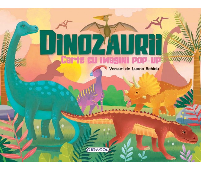 Carte cu imagini pop-up - Dinozaurii