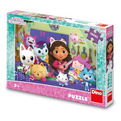 Puzzle - Gabby si ora de muzica  (100 piese XL )