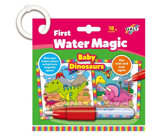 Prima mea carticica Water Magic - Micutii dinozauri