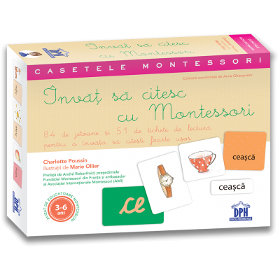 Casetele Montessori - Invat sa citesc cu Montessori